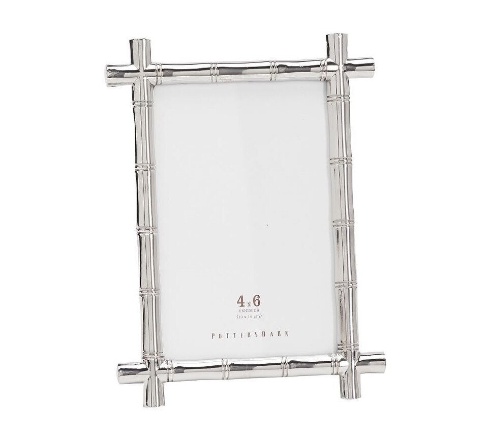 Bamboo Picture Frames Silver Pottery Barn Australia